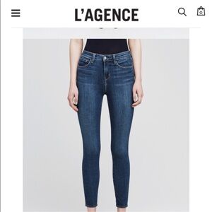 L’AGENCE Margot High Rise Skinny Jean‎ Size 27